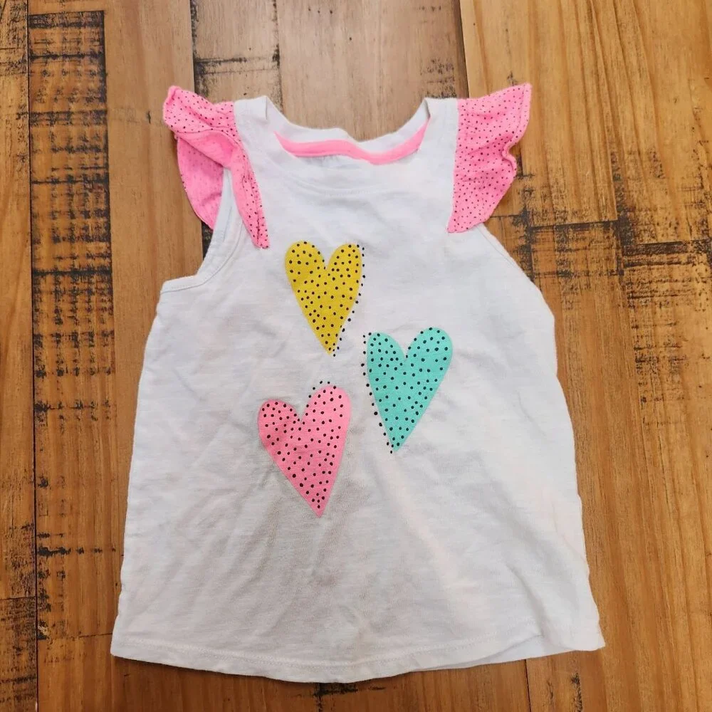 Bundle (10) Youth Girls Summer Outfits Clothing T-Shirt Tanks Jean Shorts 3-4